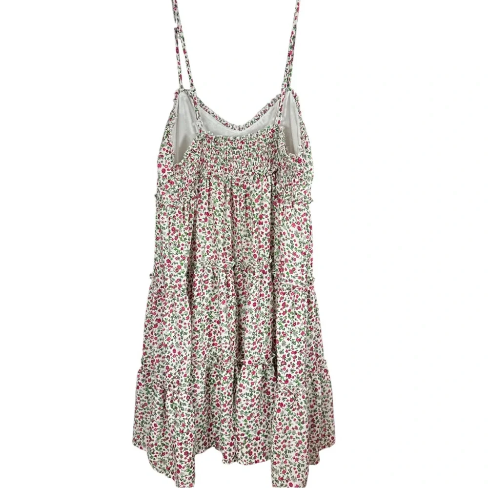 Bailey blue Floral Spaghetti Strap Dress size medium tiered - Picture 2 of 6